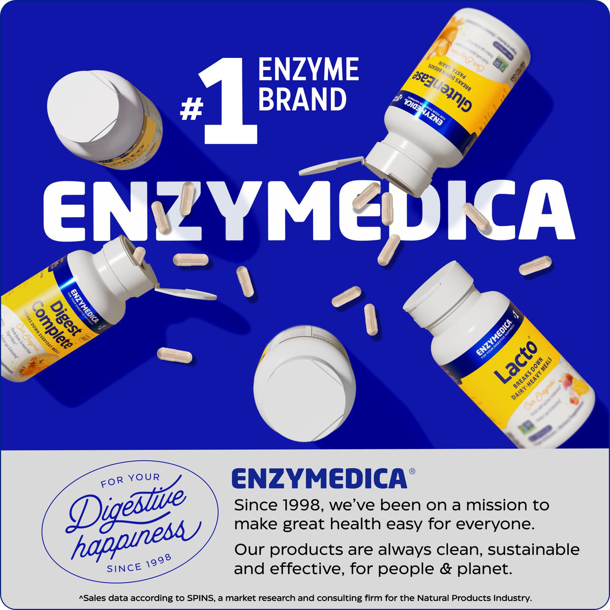 Enzymedica Digest Spectrum - Advanced Digestive Enzymes for Gas & Bloating (30 Caps) BritishVita | Premium UK Vitamins & Wellness Supplements