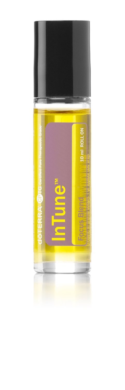 doTERRA Intune Focus Blend Roll-On (10 mL) – Enhanced, Sustained Focus | Topical Essential Oil