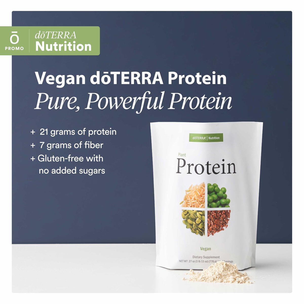 doTERRA Vegan Protein - Plant-Based Protein Powder BritishVita | Premium UK Vitamins & Wellness Supplements