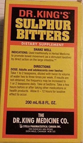 DR.KING'S Sulphur Bitters Dietary Supplement 200ml - Dr. King's