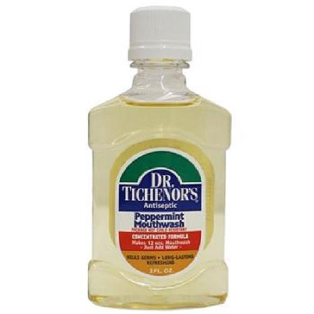 Dr. Tichenors Peppermint Mouthwash 2oz – 1 Pack | Toothache & Mouth Remedy