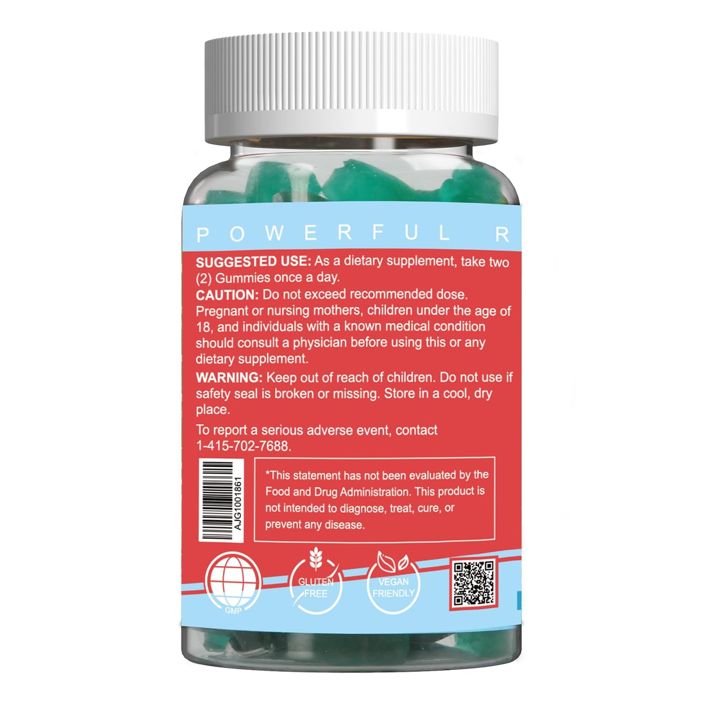 EAZGOO Saffron Gummies – Mood & Energy Support with Rhodiola, 60 Gummies