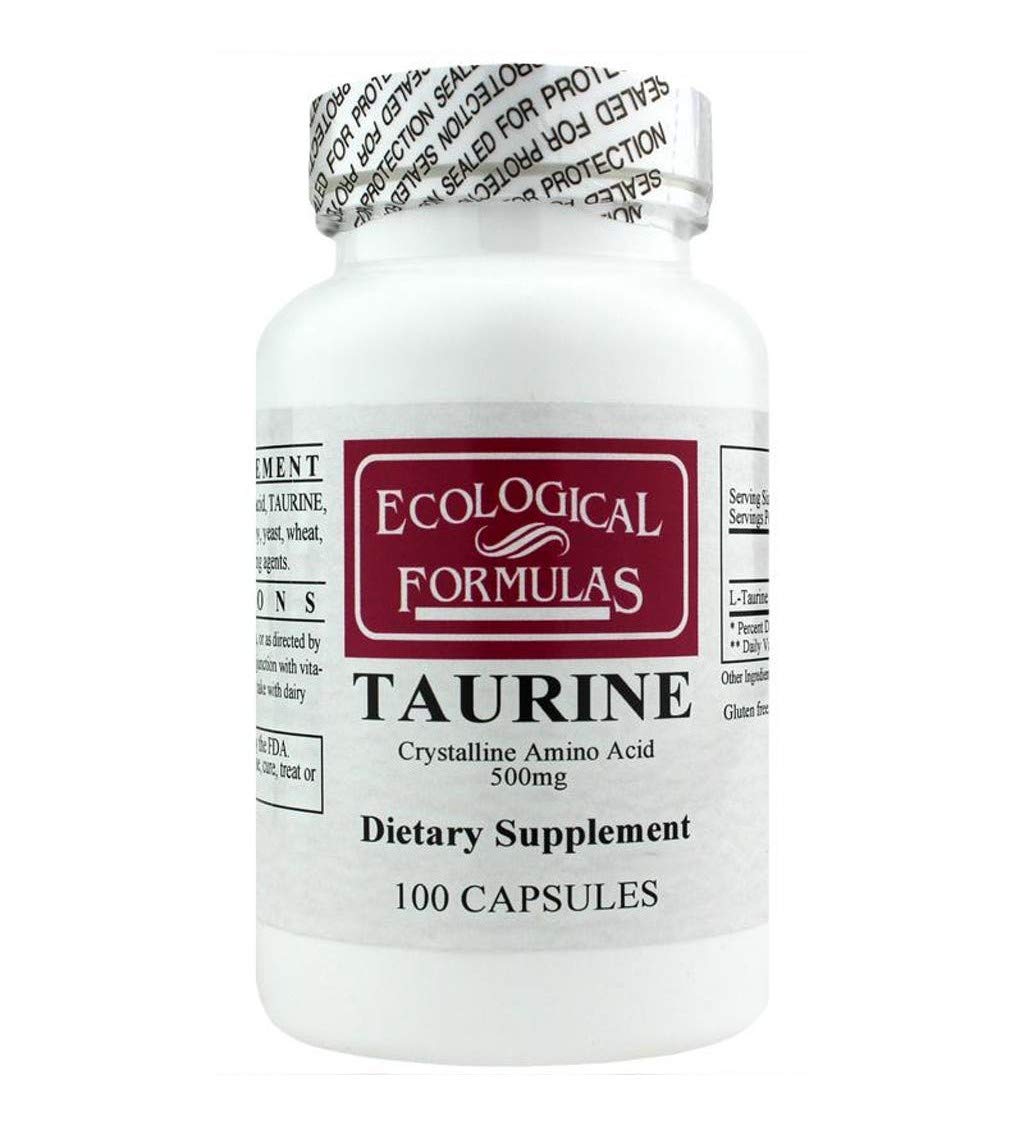 Ecological Formulas L-Taurine 500 mg - 100 Caps | Health & Beauty