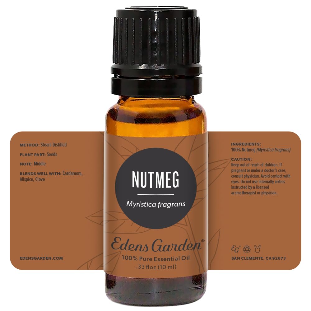 Edens Garden Nutmeg Essential Oil - 100% Pure, 10 ml