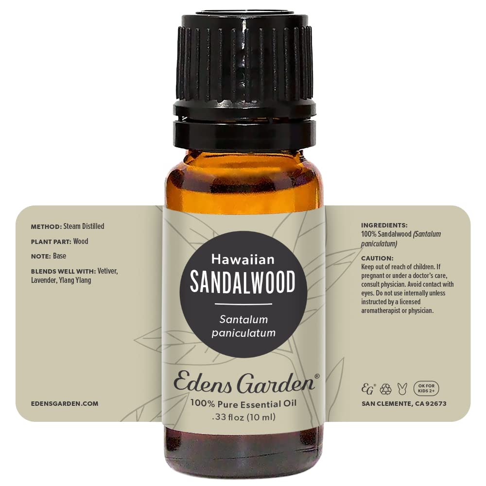 Edens Garden Sandalwood Hawaiian Essential Oil - 100% Pure Premium Grade