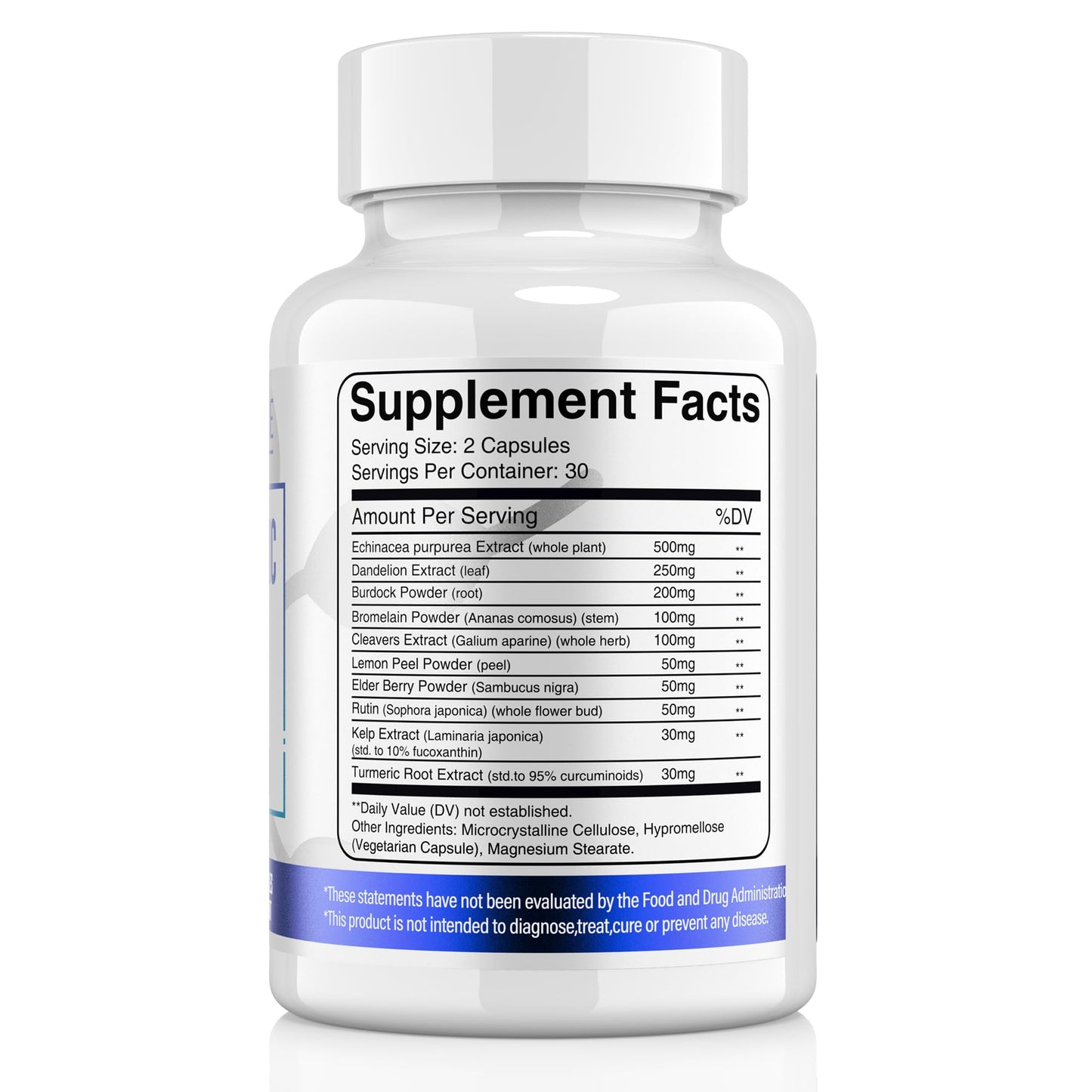 ELERULE Lymphatic Support – Lymph Drainage & Immune Support, 60 Capsules