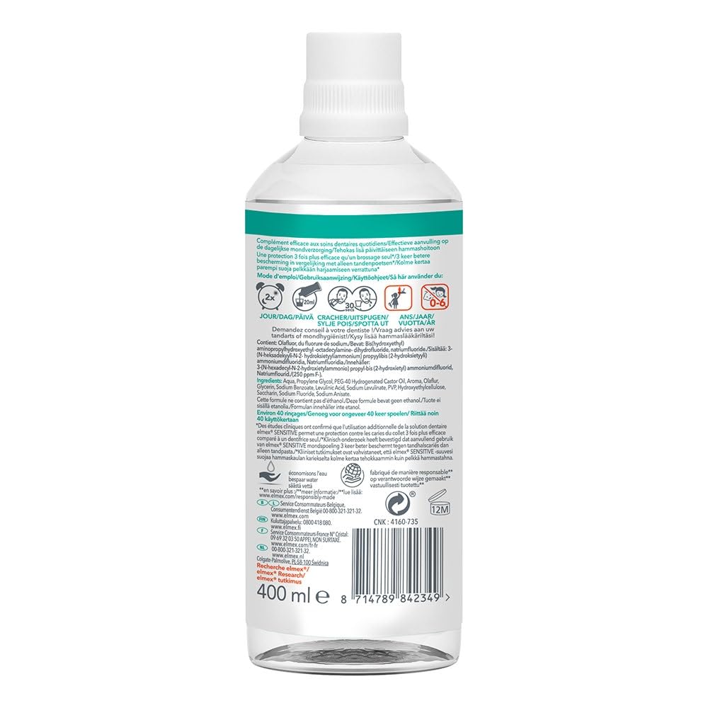 Elmex Sensitive Dental Solution 400ml – Gentle Sensitivity Relief