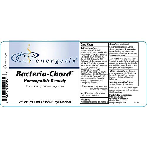 Energetix Bacteria-Chord | Homeopathic Detoxifier