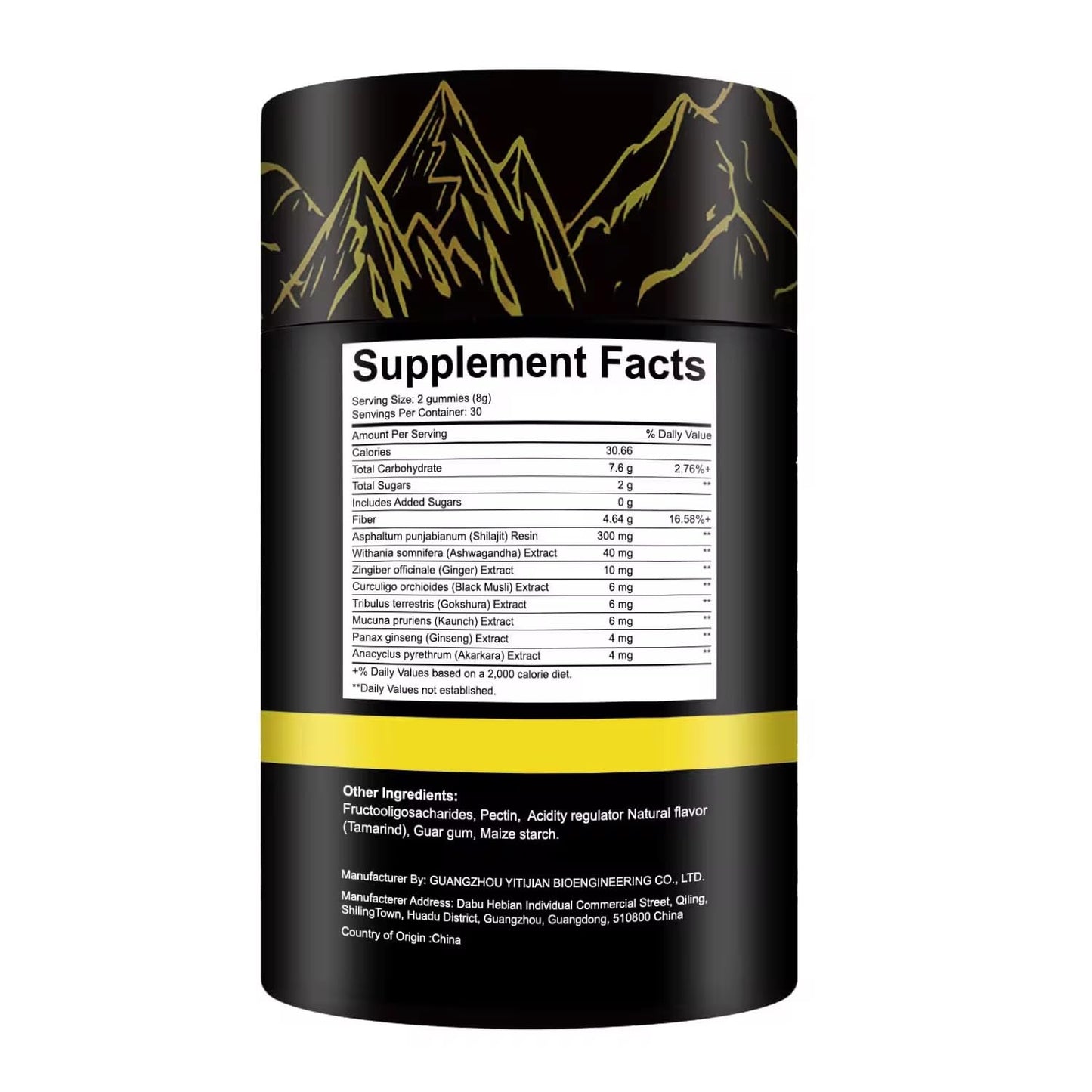 8-in-1 Himalayan Shilajit Gummies (60 Count) | Natural Energy & Vitality