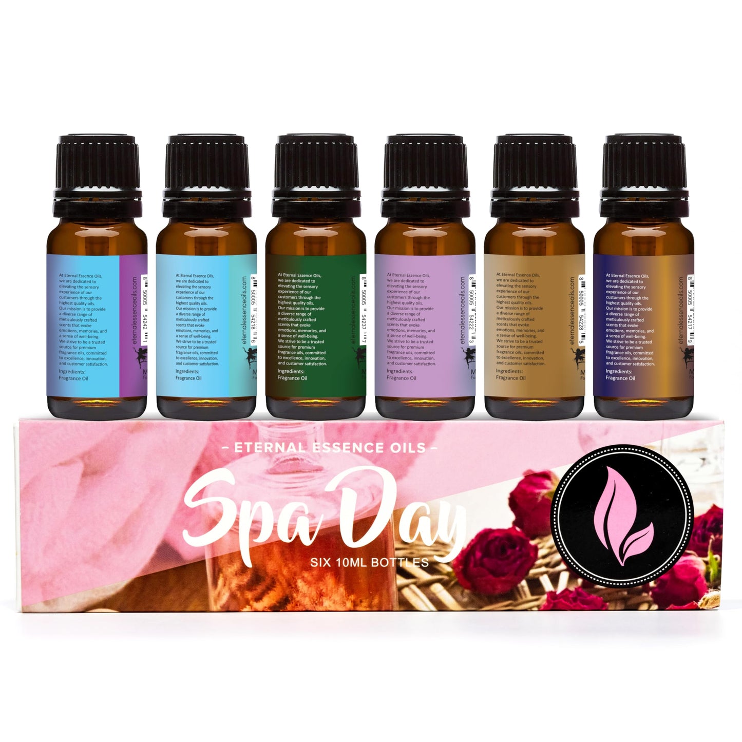 Spa Day Set of 6 Premium Fragrance Oils – Eternal Essence Oils (10ml each)