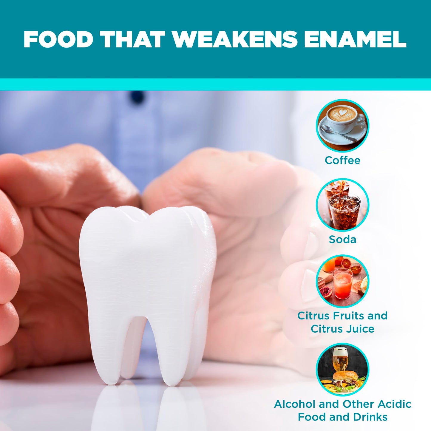 Evernamel Natural Enamel Repair Toothpaste - Fresh Spearmint, 4.3oz (Stannous Fluorie 0.45%)