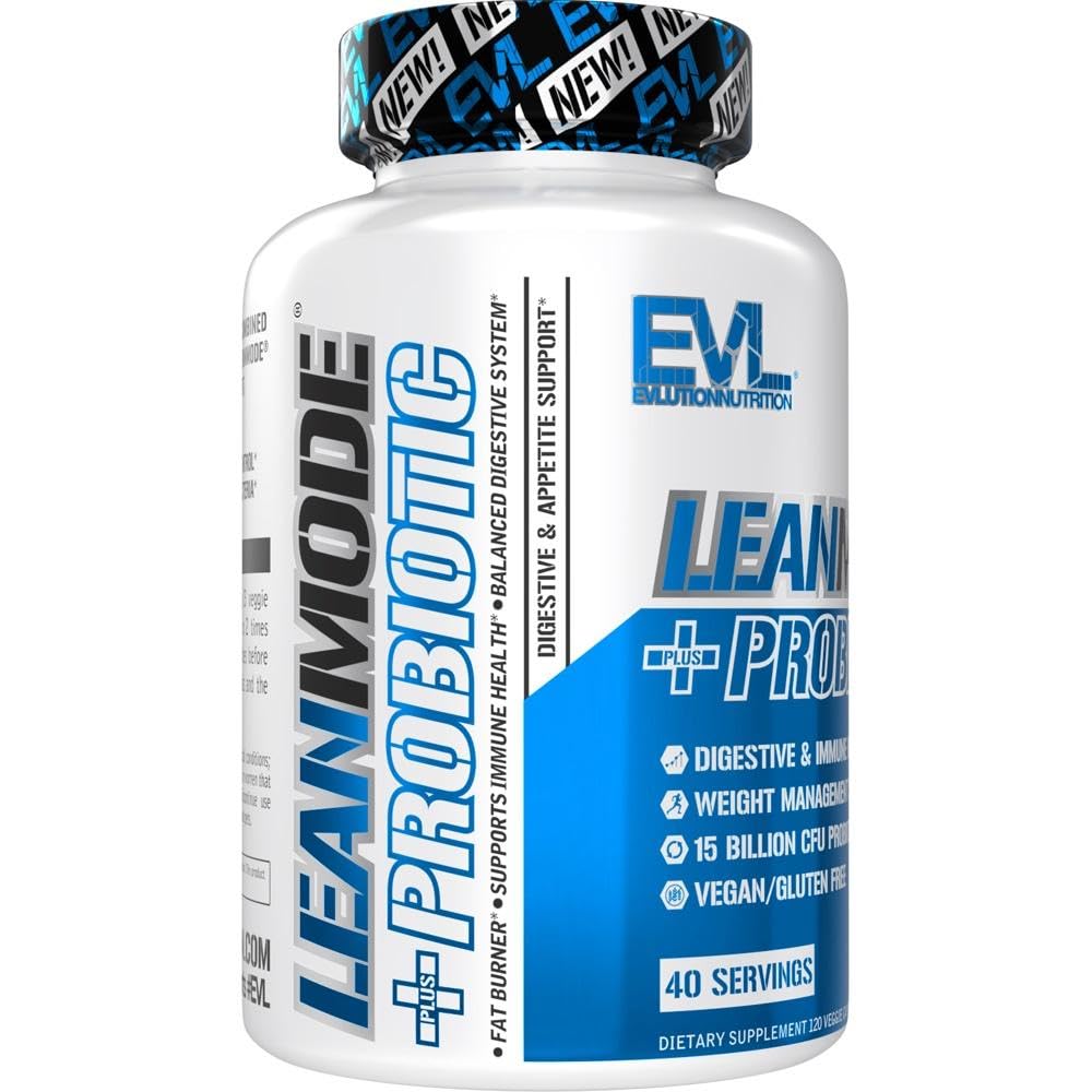 EVL LeanMode + Probiotic – 15B CFUs, Digestive Support, 40 Servings