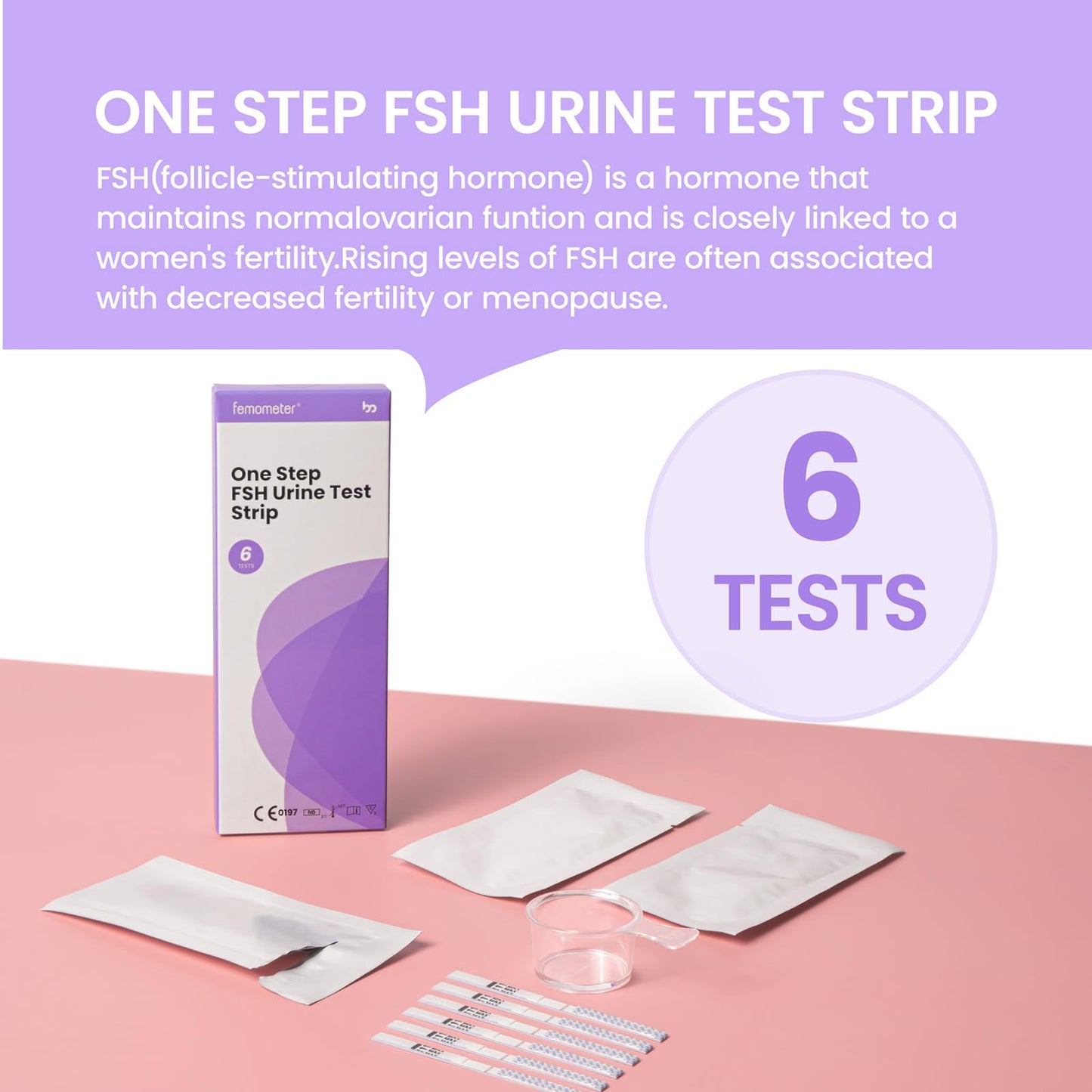 Femometer FSH Menopause Test – Understand Ovarian Reserve & Fertility at Home
