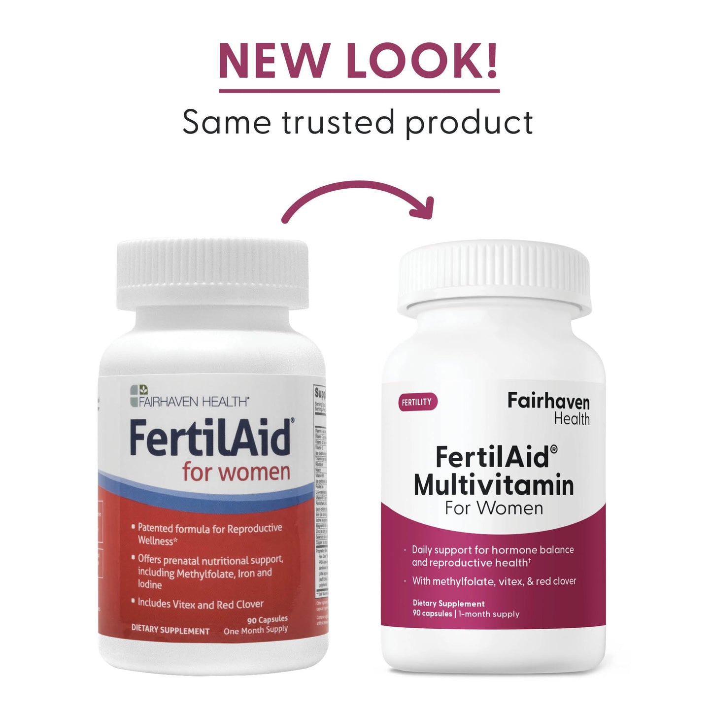 Fairhaven Health FertilAid for Women – Prenatal Vitamin Fertility Supplements (90 Capsules)