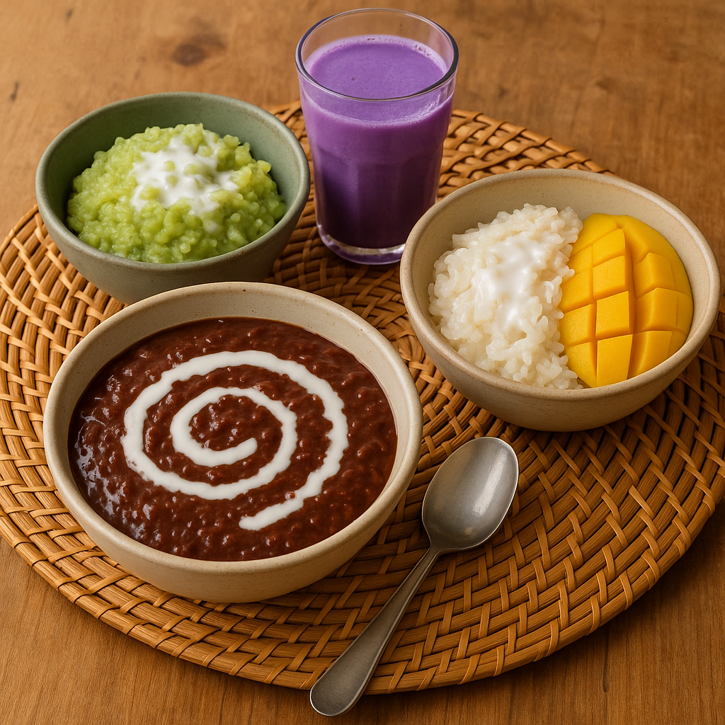 Matcha Sticky Rice Porridge Champorado Serves 4-5 200g
