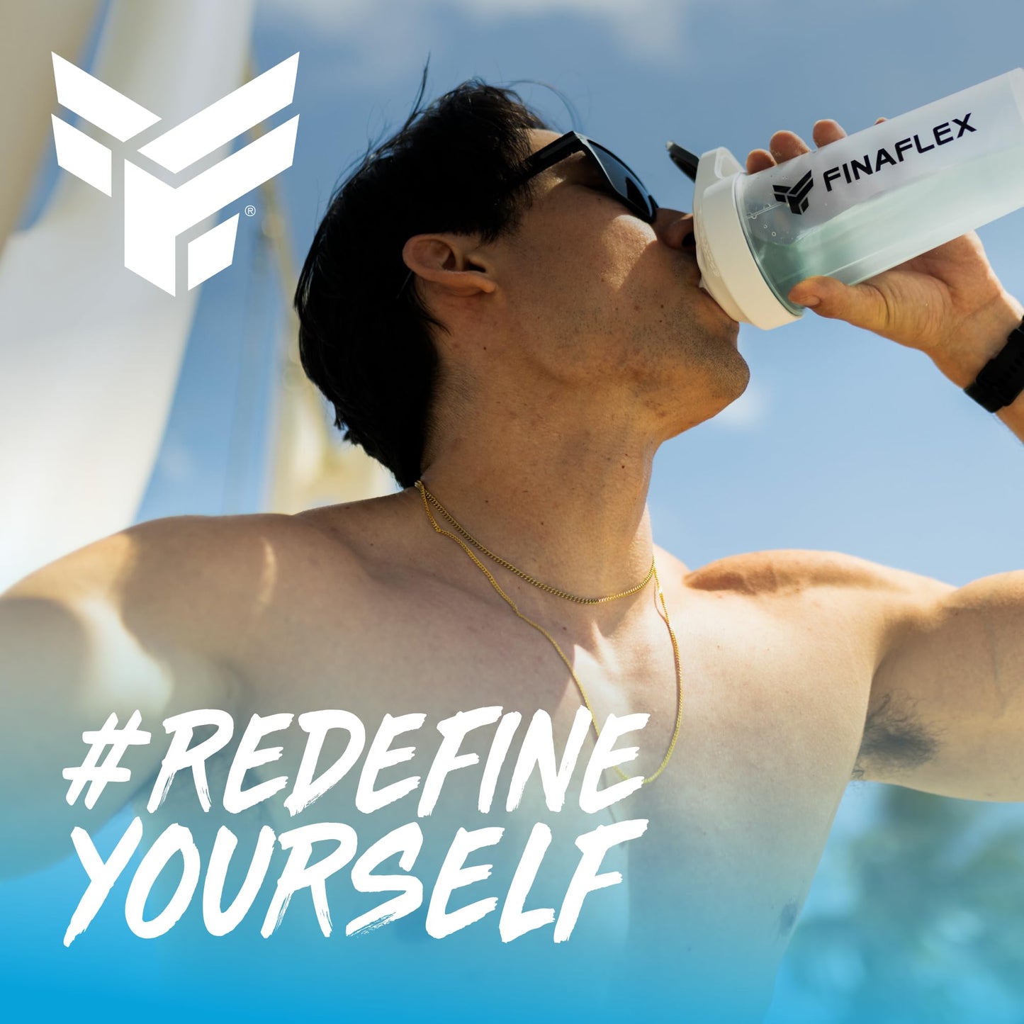 FINAFLEX Pure Creatine + Calypso Ocean Blue Lemonade – 7.5 oz, 30 Servings | 5g Creatine Monohydrate