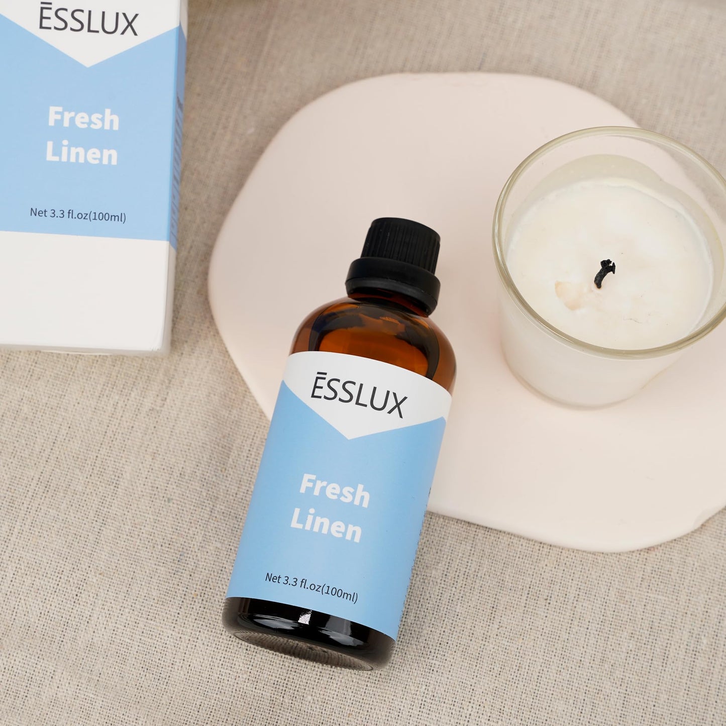 Fresh Linen Fragrance Oil 100 ml - ESSLUX | Clean Aromatherapy Oils