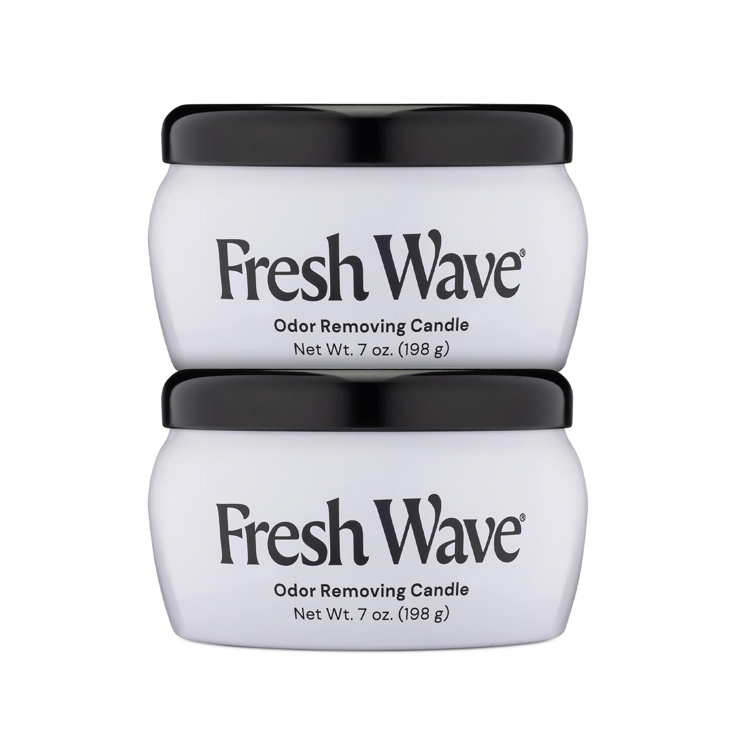 Fresh Wave Odor Removing Candle, 7 oz. 2-Pack | Safe, Plant-Based Odor Eliminator