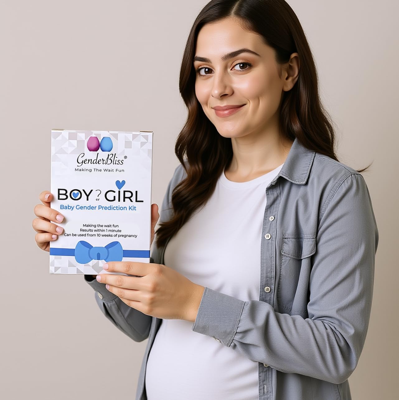 GenderBliss® Early Gender Prediction Test Kit - Home Gender Reveal at 10 Weeks