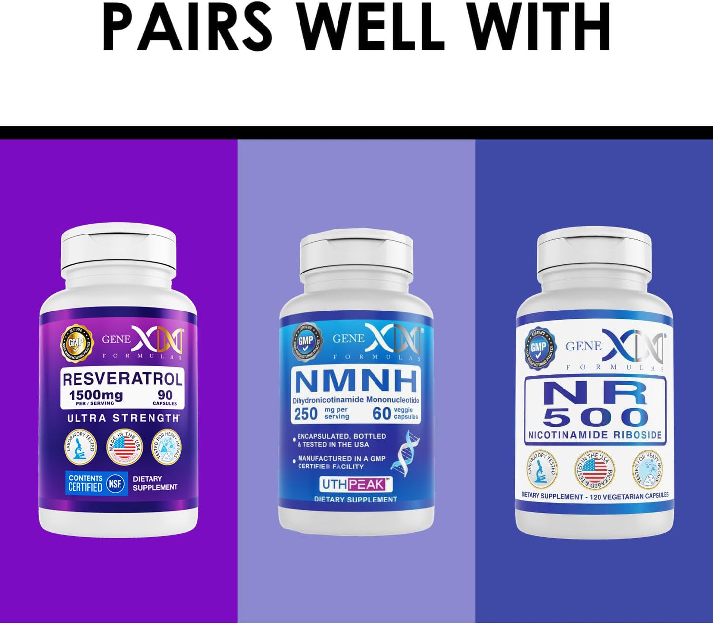 Genex Formulas TMG 1000mg – NSF Certified Liver Support (120 capsules) – Gluten Free & Non-GMO