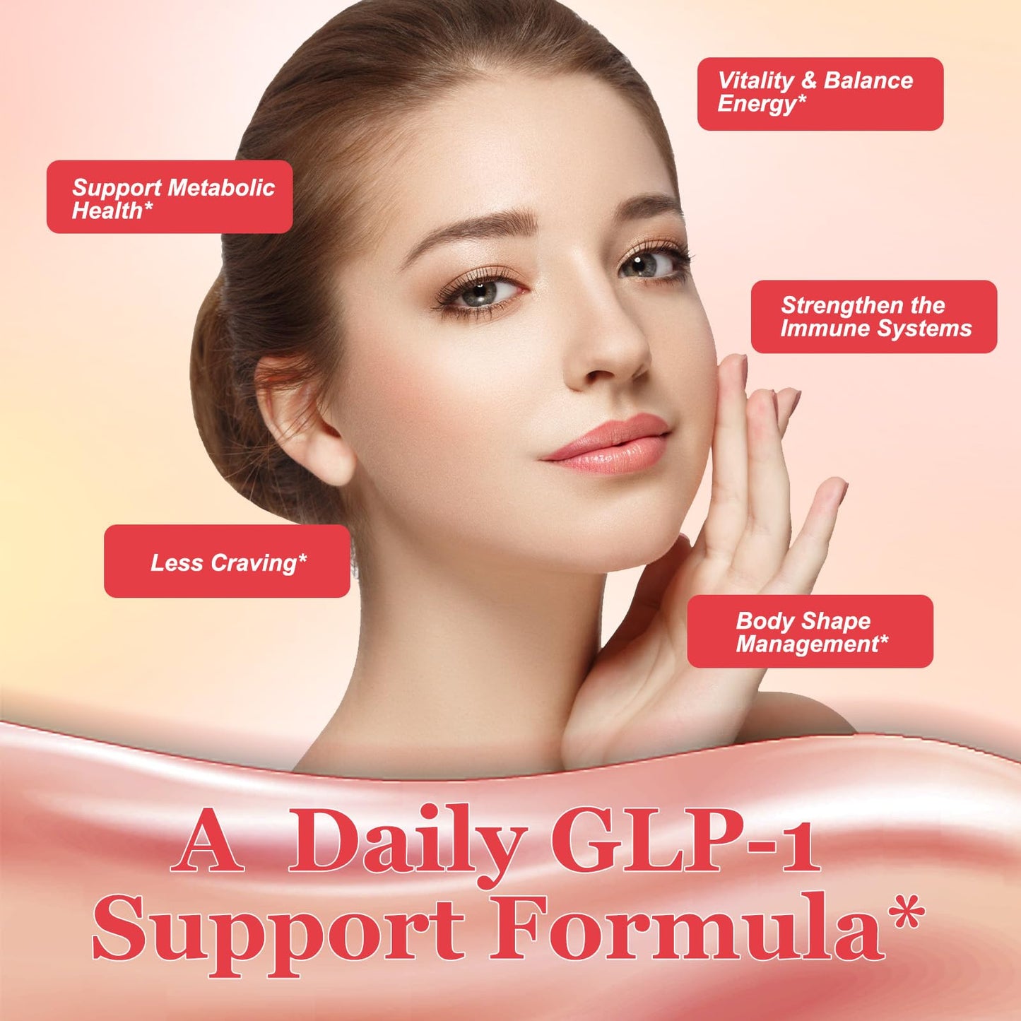 GLP-1 Probiotic Gummies for Weight Management | Akkermansia, Berberine, Cinnamon & Green Tea