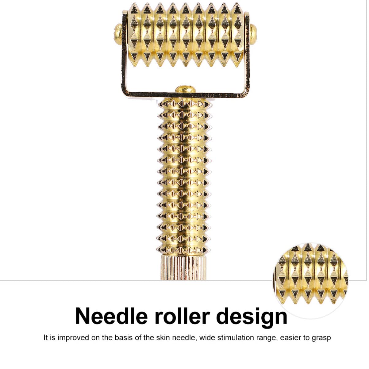 Healeved Roller Stick Copper Needle Ear Massager – Acupoint Spring Pen Probe