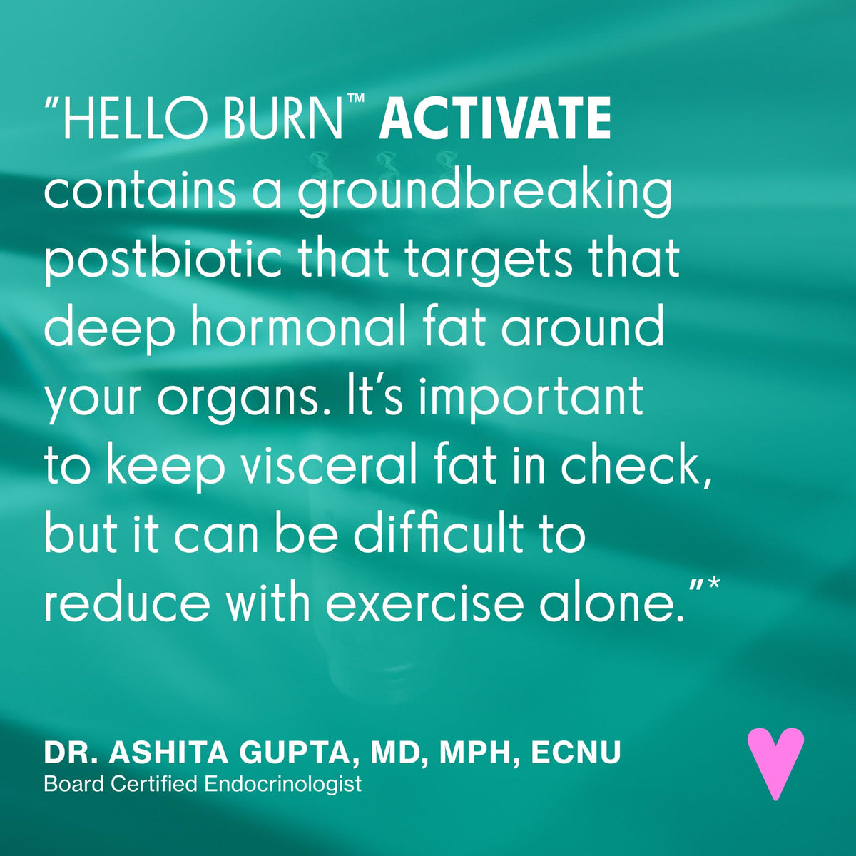 Love Wellness Hello Burn Activate – Visceral Fat Support (HT BPL1) 30 Count BritishVita | Premium UK Vitamins & Wellness Supplements