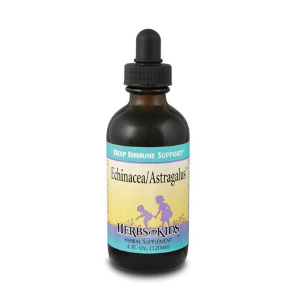 Herbs for Kids Echinacea/Astragalus (4oz) - Alcohol-Free Immune Support