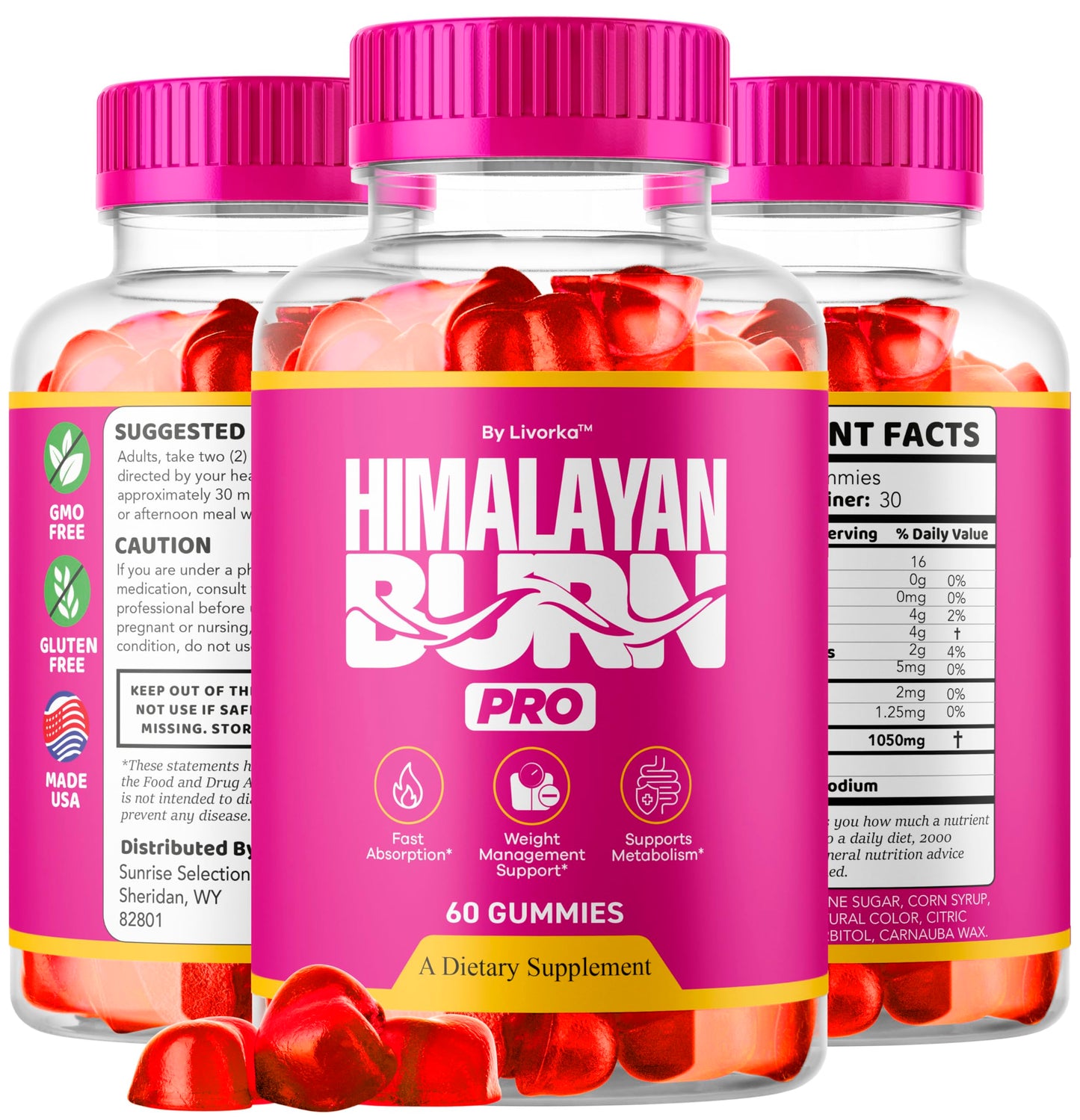 Himalayan Burn Pro Gummies – All-Natural Wellness, 60 Gummies BritishVita | Premium UK Vitamins & Wellness Supplements