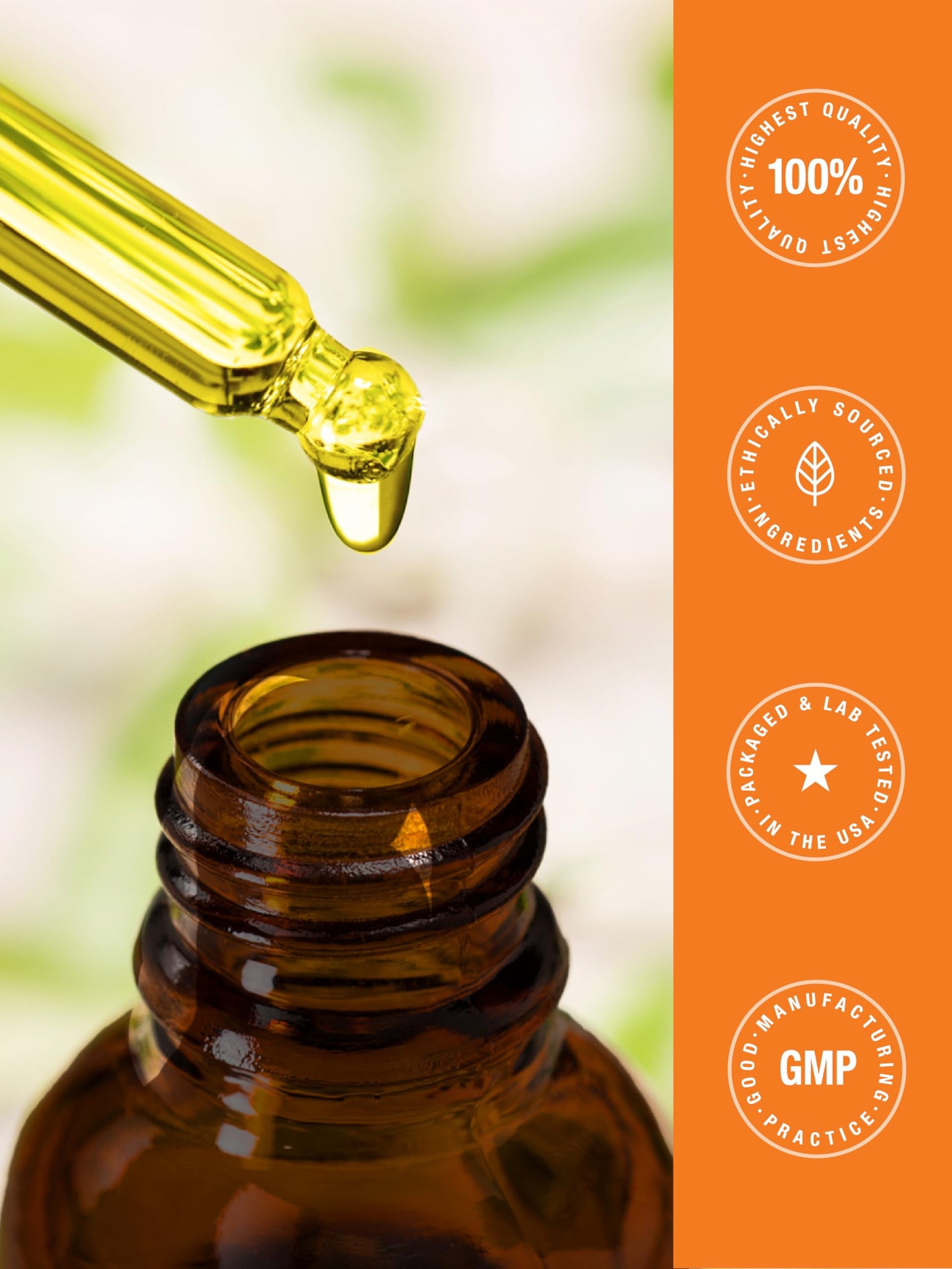 Horbäach Vitamin D3 K2 Liquid Drops with MK-7 – 2 oz | Vegetarian, Non-GMO, Gluten Free