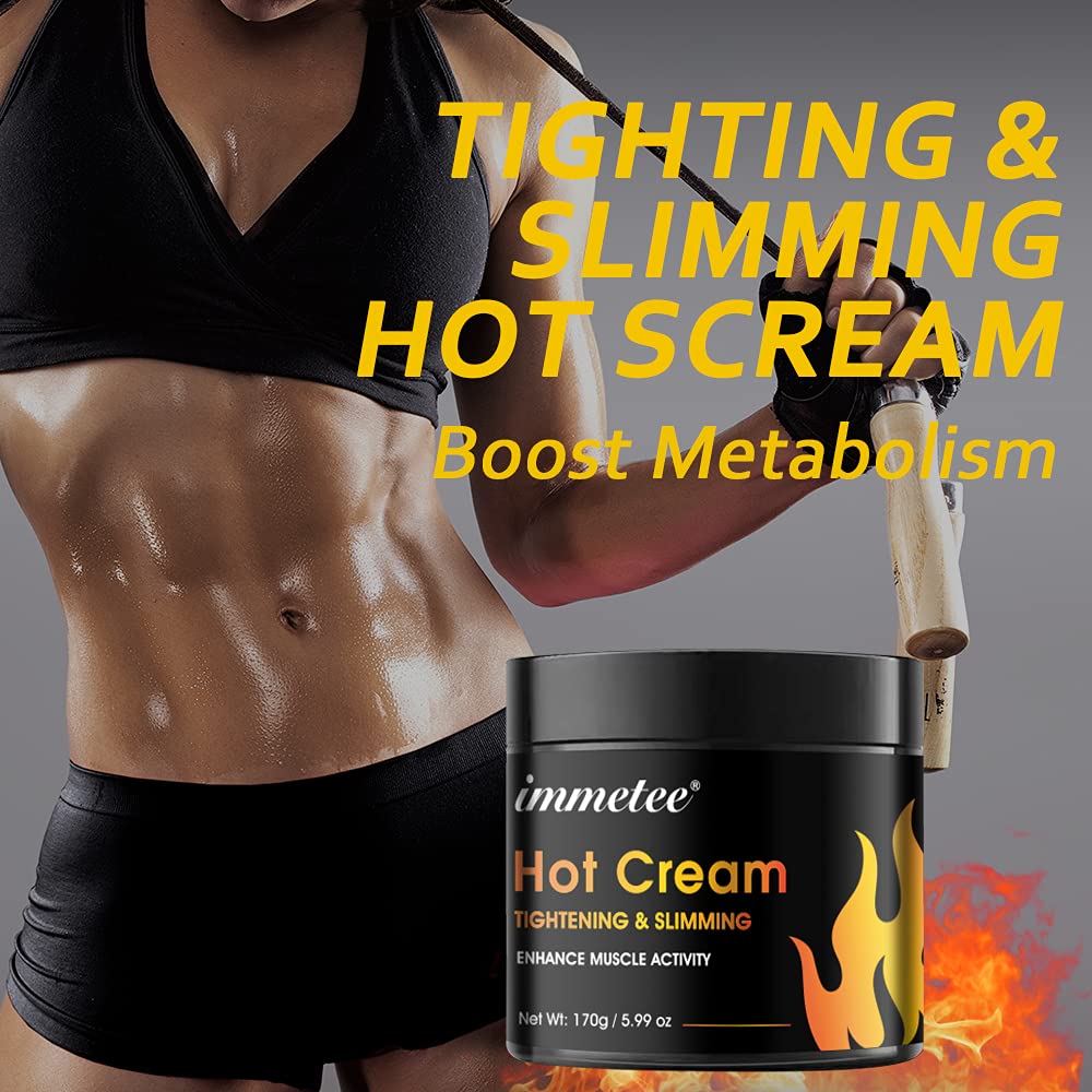 Hot Cream Belly Fat Burner – Sweat Fat Burning Gel for Waist & Abdomen (170g)
