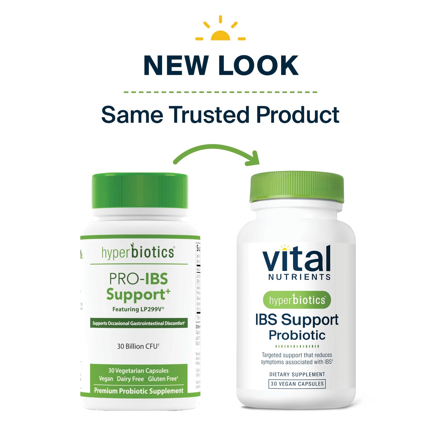 Hyperbiotics Vital Nutrients IBS Probiotic – Clinically Studied Vegan IBS Relief | 30 Capsules