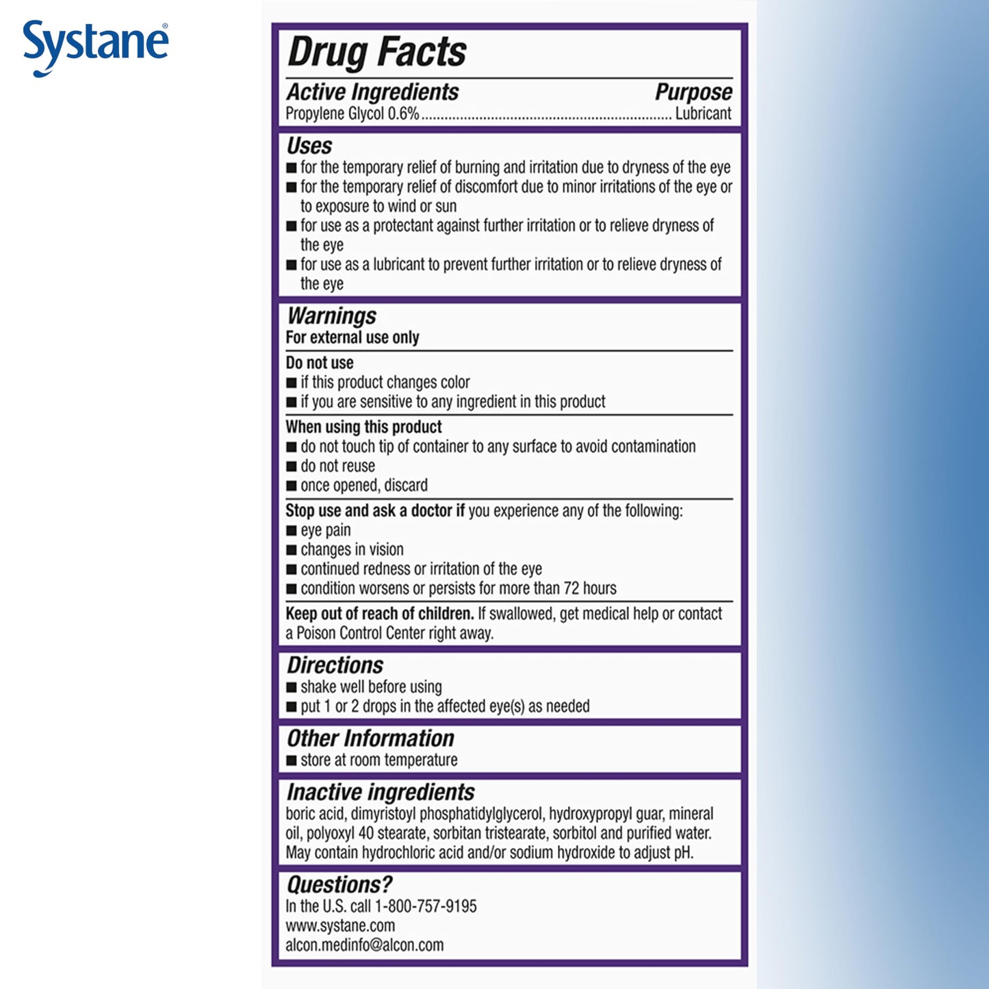 Systane Complete Unit-Dose Preservative-Free Eye Drops – 30 Vials for On-the-Go Dry Eye Relief