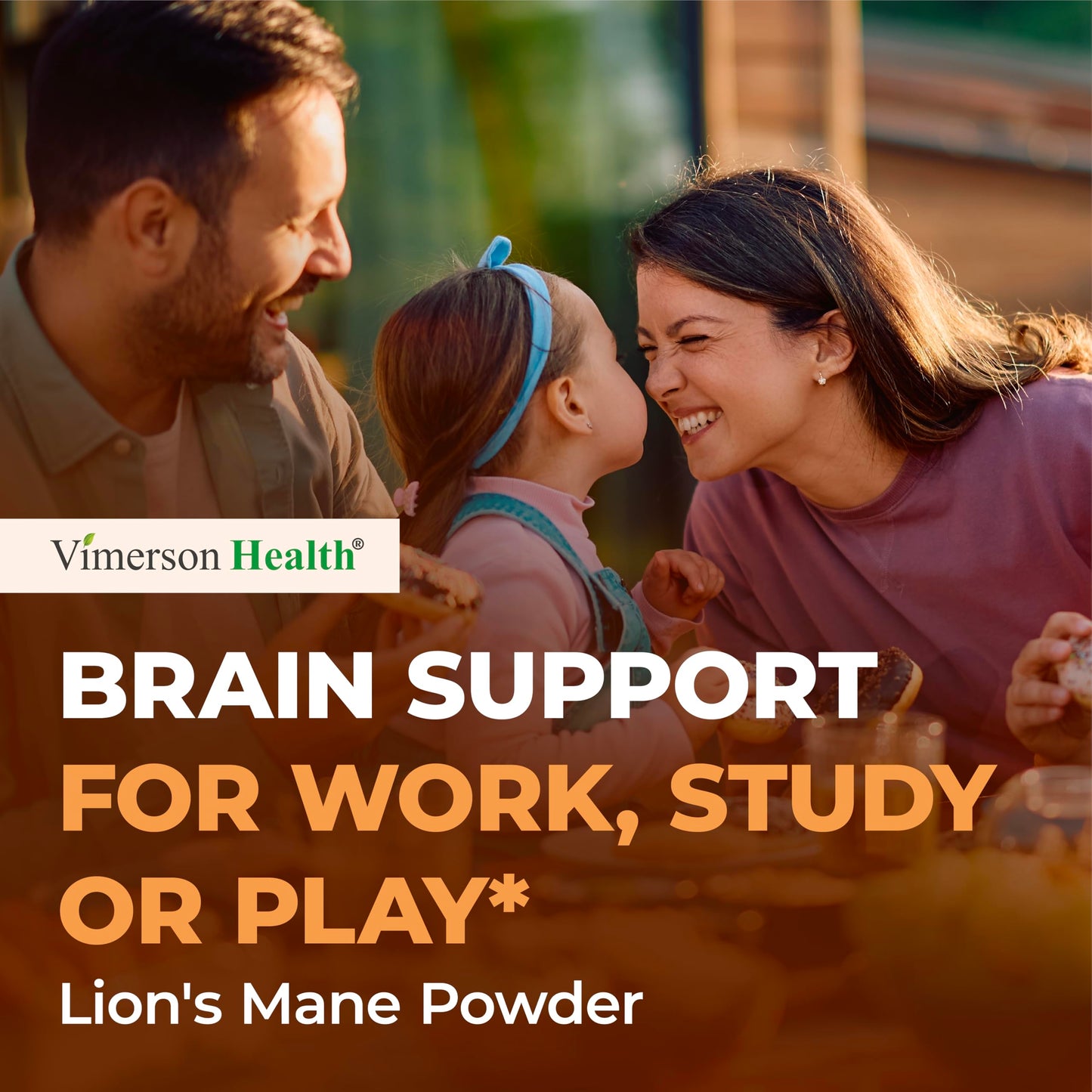 Lions Mane Capsule Supplement - Focus, Mood & Immune Support (60 Vegan Capsules) - Non-GMO