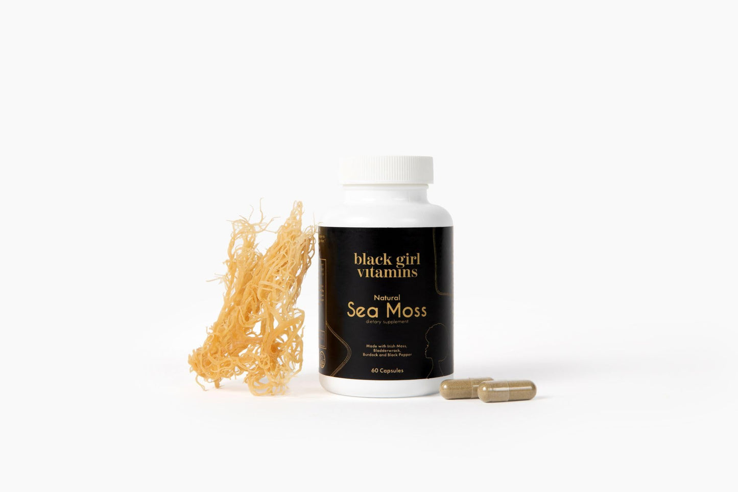 Organic Sea Moss Capsules – 92 Minerals | Vegan Immune & Thyroid Support