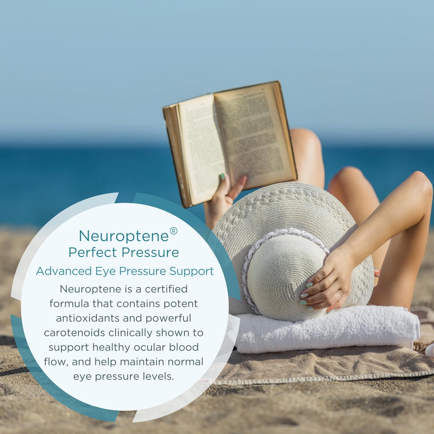 Pristene Eye Vitamins with Bilberry, Saffron, Niacinamide & CoQ10 for Optic Nerve Support – Neuroptene (60 Capsules)
