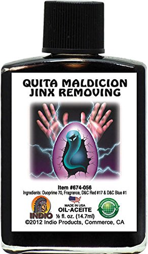 INDIO Oil - Jinx Removing QUITA MALDICION 1/2oz | Spiritual Ritual Oil