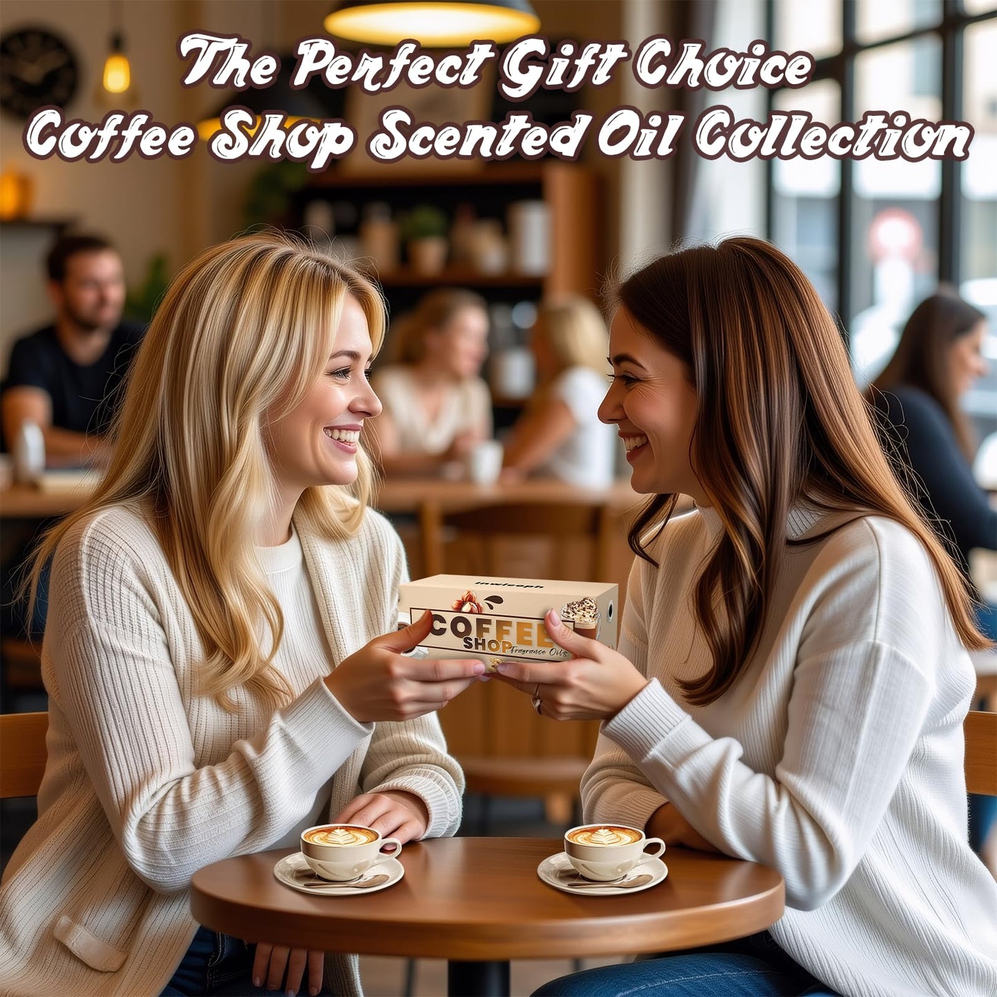 INWICOPH Coffee Shop Fragrance Oil Set – 10 Scents for Candles, Diffusers, Soap Making | Espresso, Mocha, Chocolate & More