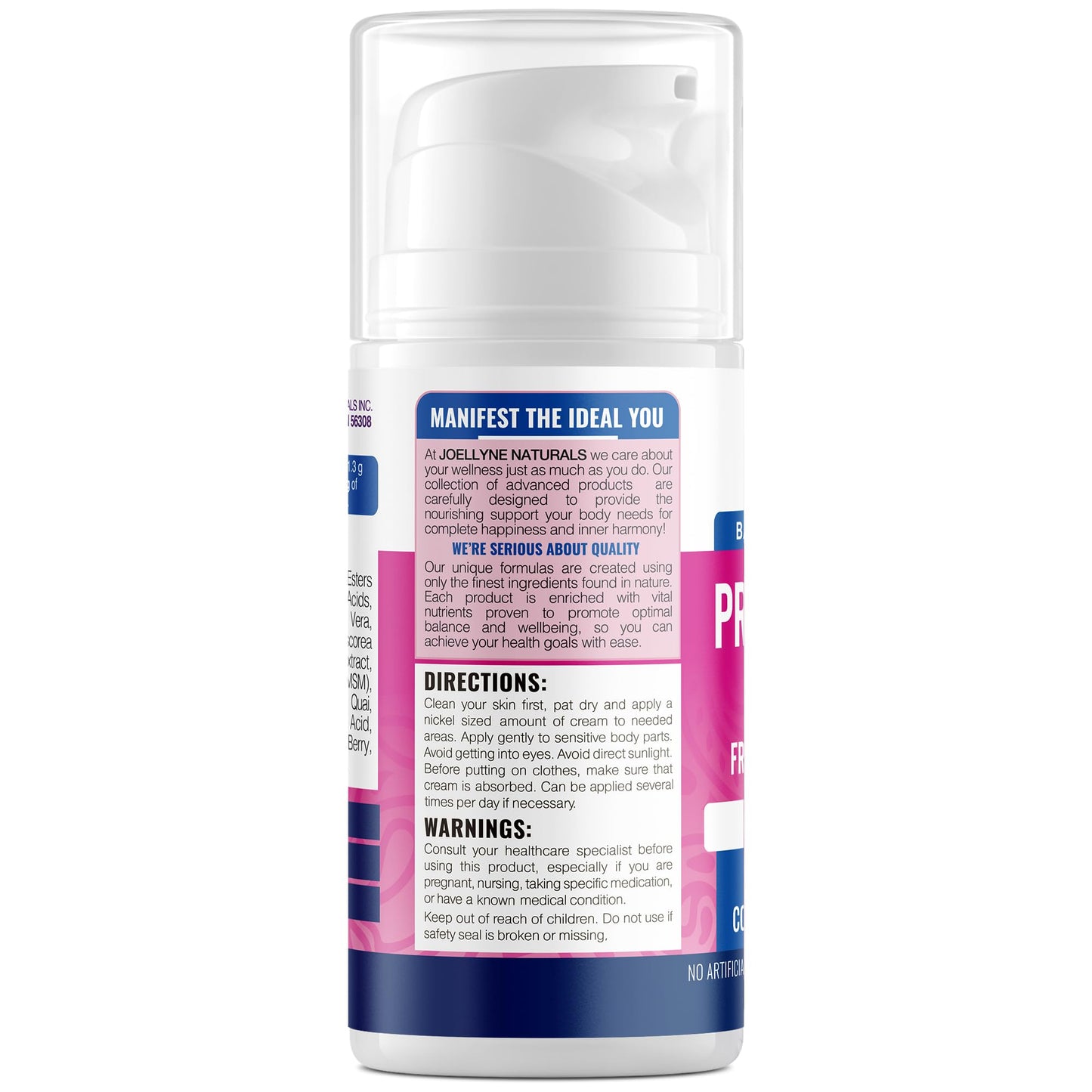 Joellyne Naturals Wild Yam & Dong Quai Cream 3000 mg – 3.4 oz