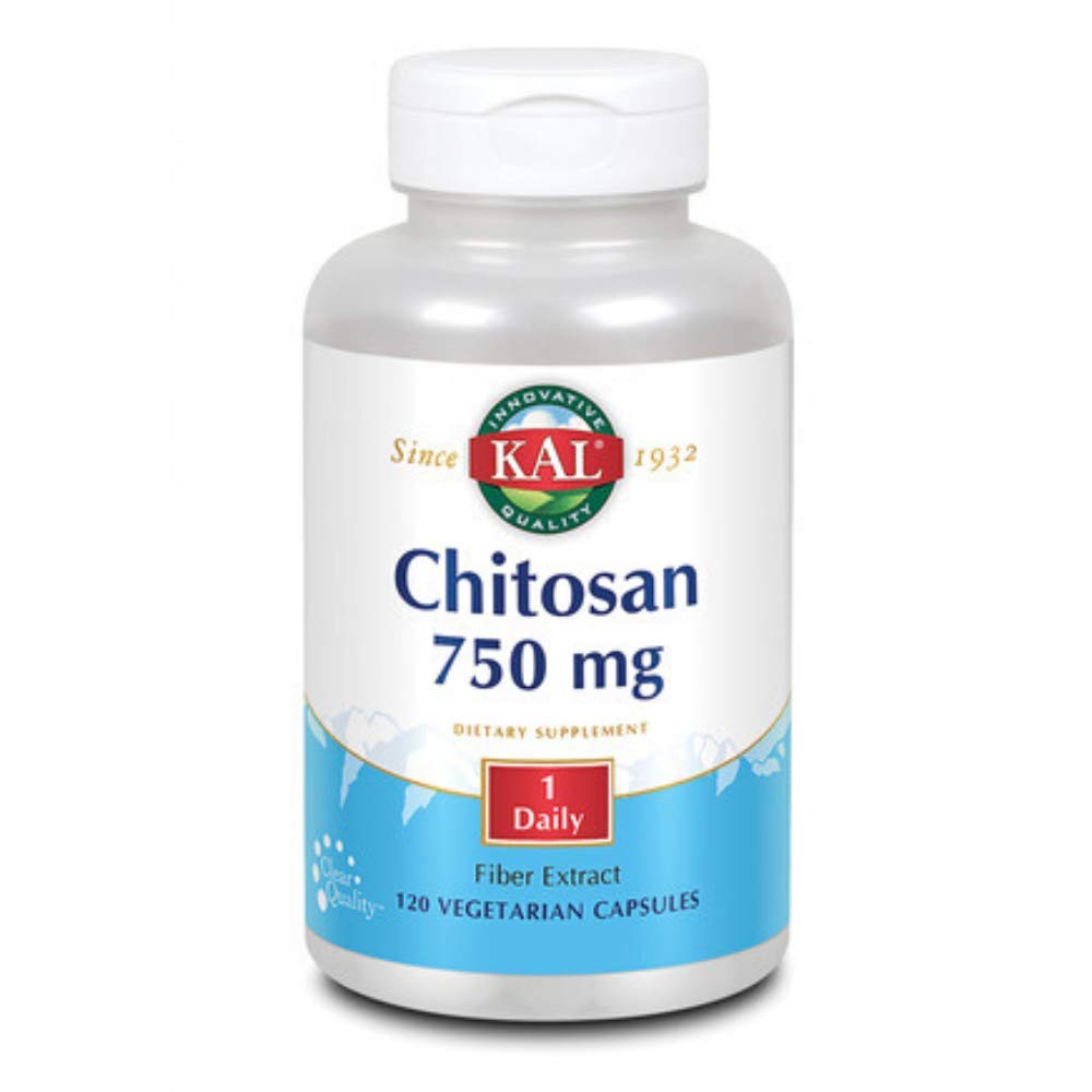 KAL Chitosan Tablets 750 mg - 120 Count | Fat Absorption Support BritishVita | Premium UK Vitamins & Wellness Supplements