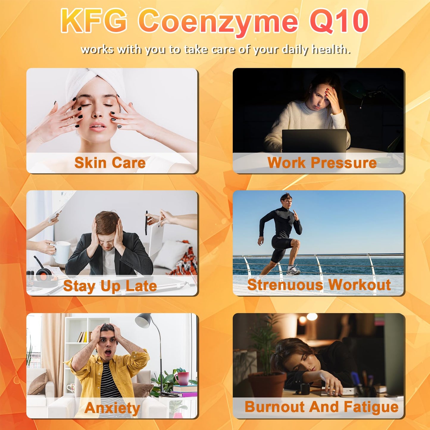 KFG CoQ10 400mg Softgels – Heart Health & Energy Support | Gluten Free