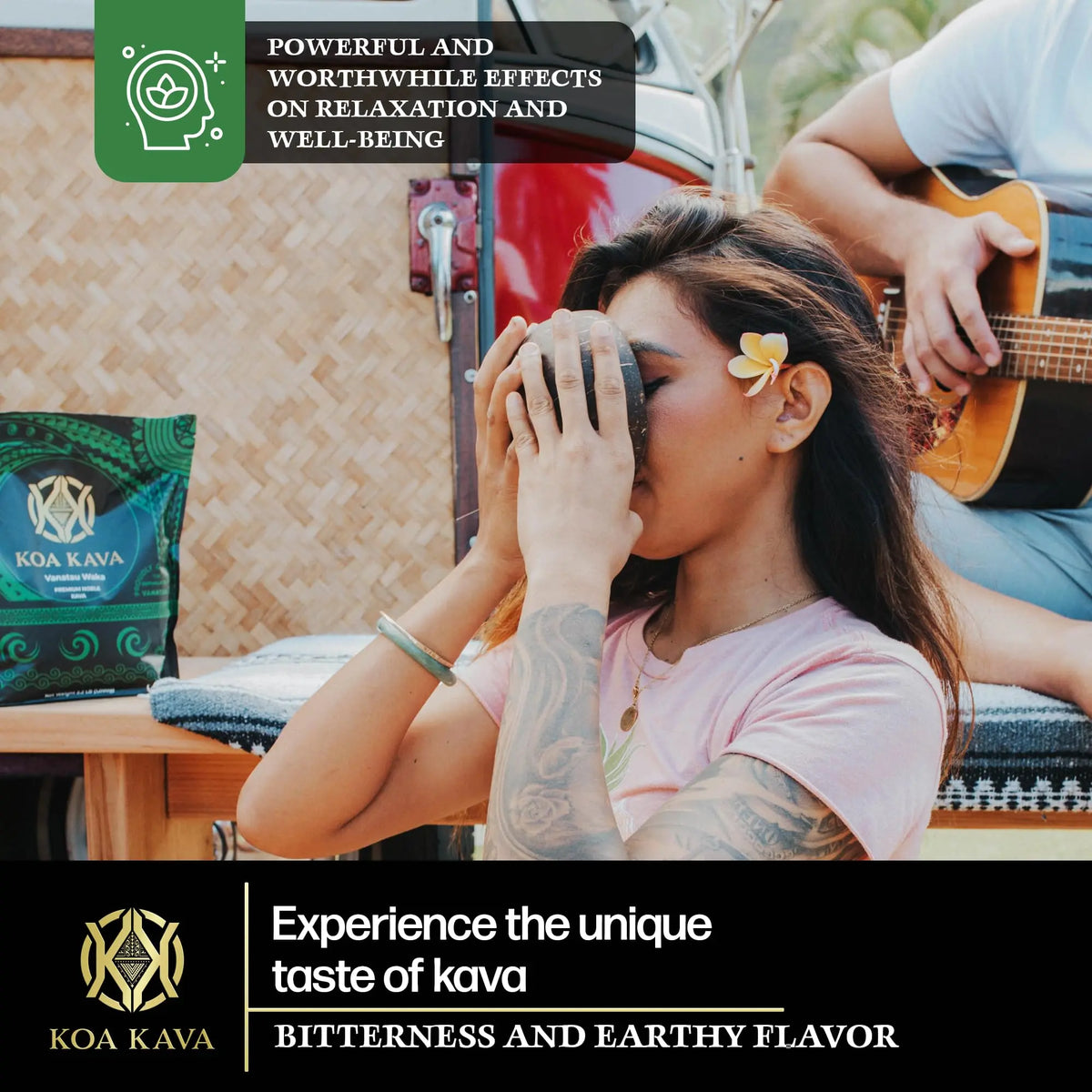 Koa Kava Vanuatu Kava Powder – Noble Waka Kava from Lateral Roots (1 lb) BritishVita | Premium UK Vitamins & Wellness Supplements