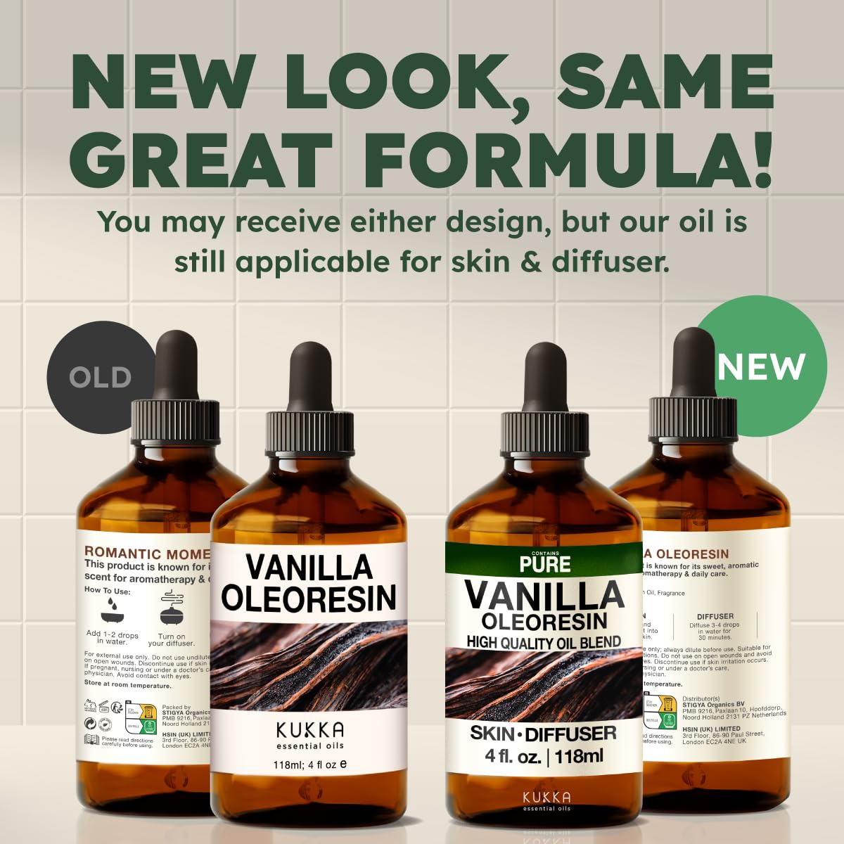 KUKKA Vanilla Essential Oil - 4 oz | Diffuser, Skin, Hair, DIY Soap