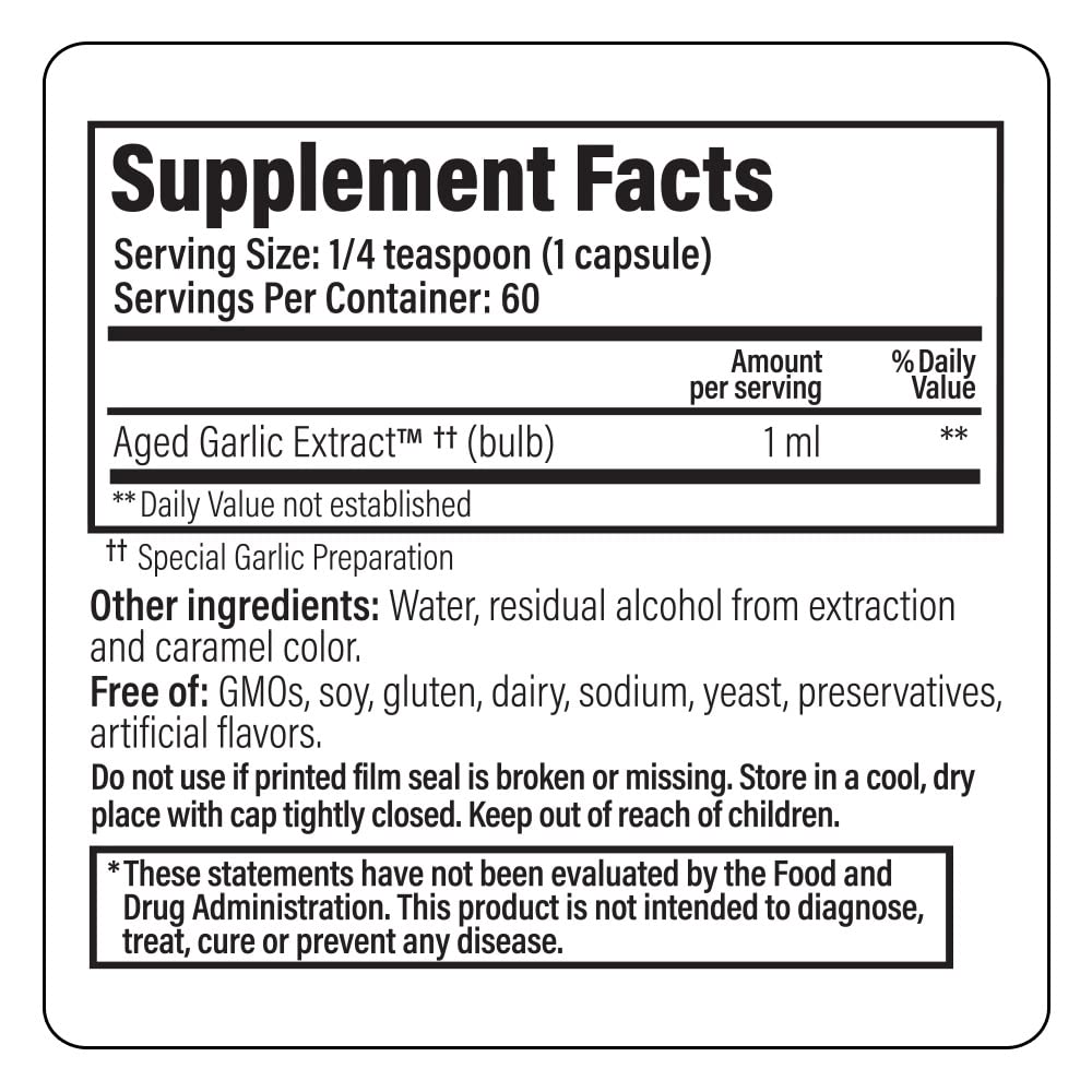 Kyolic Aged Garlic Extract Cardiovascular – Odorless, Organic Garlic