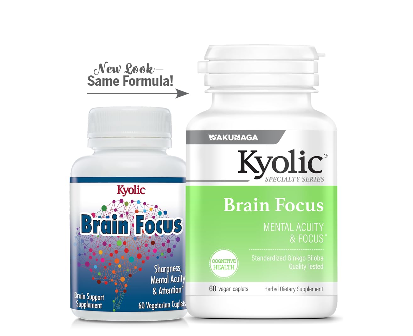 Kyolic Specialty Series Brain Focus – 90 Capsules for Mental Acuity