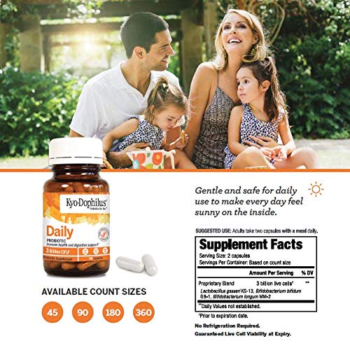 Kyolic Kyo-Dophilus Daily Probiotic, Immune Health