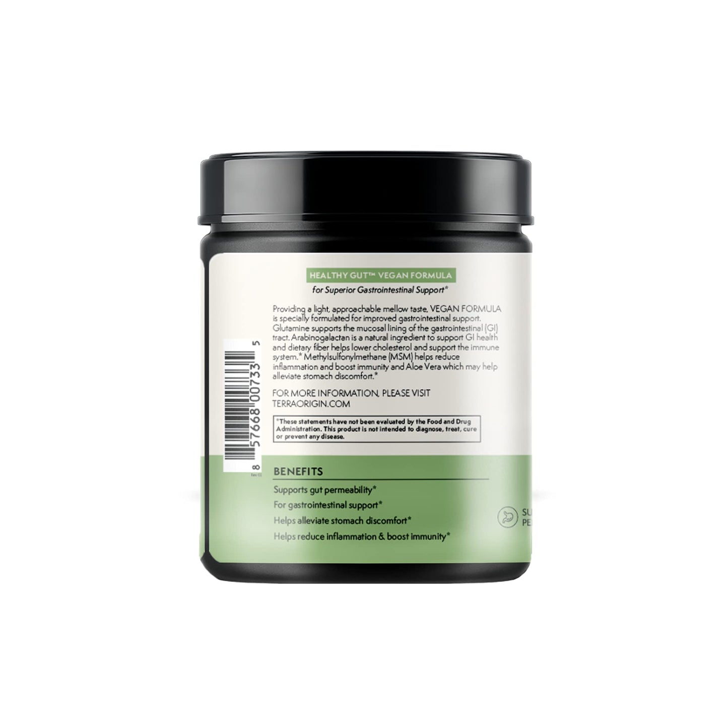 Healthy Gut Vegan Formula with L-Glutamine – Supports Gut Health & Immunity