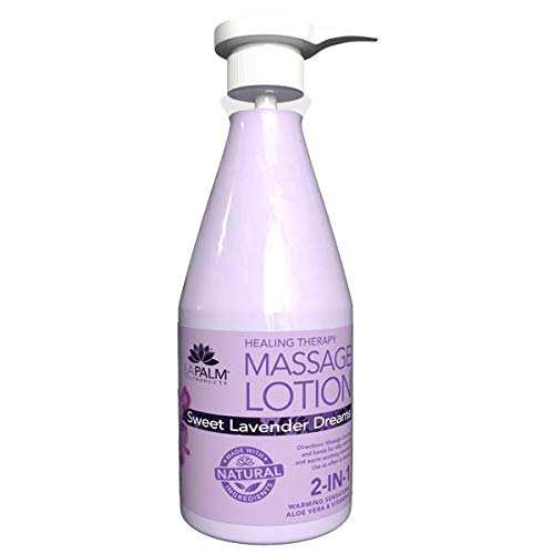 La Palm Organic Healing Therapy Massage Lotion 24oz – Sweet Lavender Dreams