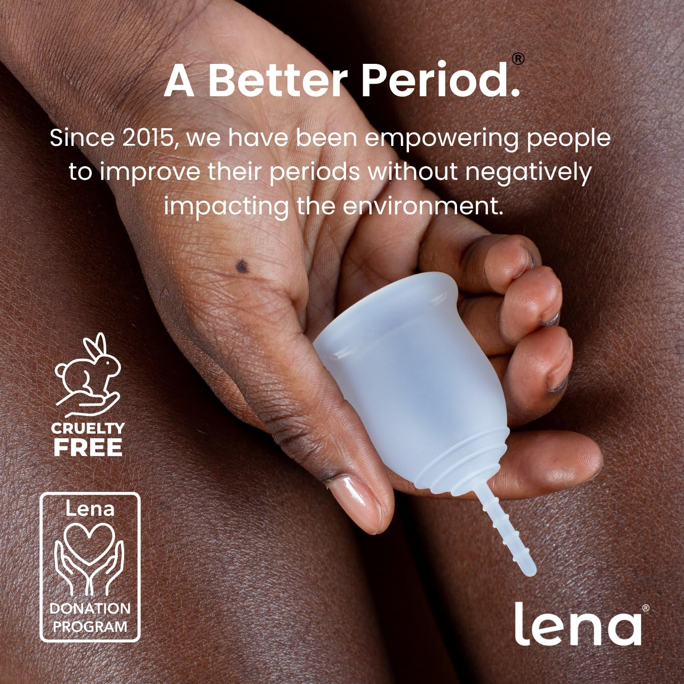 Lena Cup Original Small Gray – Reusable Silicone Menstrual Cup, 12-Hour Leak-Free Comfort | Beginner-Friendly