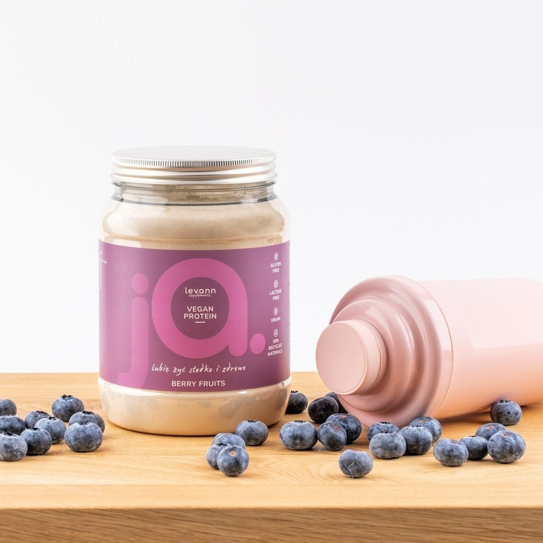 "jA" Vegan Protein - Berry Fruits 500g Vesa Beauty